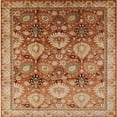thumbnail image 1 of Ahgly Company Machine Washable Indoor Square Industrial Modern Mahogany Brown Area Rugs, 5' Square, 1 of 7