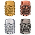 thumbnail image 2 of YiJuHui 4pcs Heavy Armor Skull Lighter Case Handmade Gift for Men,Lighter for Father, Boyfriend, Husband Stylish Design for Home Everyday Carry Outdoor Hiking Camping, 2 of 5