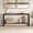Black, variant on Osman 64" Wide Rectangular Console Table in Alder White
