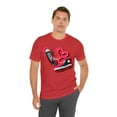 thumbnail image 4 of Valentines Day Shoestring Heart Sneaker Graphic Tee - Unisex 90s Converse, 4 of 8