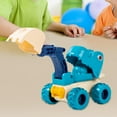 thumbnail image 3 of Juguetes de camiones de dinosaurios extraíbles, , coches de camiones de construcción, para pequeños, y Azul Macarena Camión de dinosaurios, 3 of 8