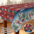 thumbnail image 2 of Tchckioa Christmas Snowflake Rectangle Tablecloth,60x120 Inch Oil-resistant Table Cover for Kitchen Holiday Decor, 2 of 7