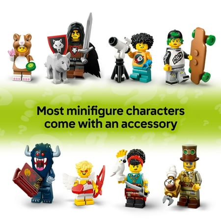 LEGO Minifigures Series 27 Pack - Collectible Figure for Kids, Boys and Girls, Ages 5+ - Mystery Blind Box, 1 of 12 Possible Minifigures - Gift Idea for Birthdays or Events - 71048