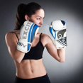 thumbnail image 4 of Guantes de Boxeo shamjiam PU Cuero 26x16 cm Blanco, 4 of 9