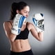 thumbnail image 4 of Guantes de Boxeo shamjiam PU Cuero 26x16 cm Blanco, 4 of 9