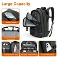thumbnail image 2 of Vacuum Backpack Travel with Built-in Pump 80L Expandable Travel Backpack with Vacuum System, TSA Lock Water Resistant Carry-On Backpack, 2 of 8