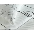 thumbnail image 4 of Ambesonne White Black Quilted Bedspread Set 3 Pcs, Digital Puppy Dog, King Size, White Black, 4 of 5