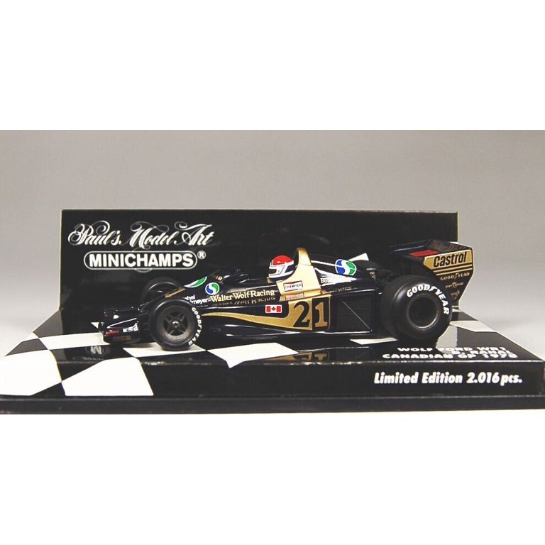 MiniChamps 1/43 Wolf Ford Wr1 B.Rahal Canadian F1 GP 1978 Racing