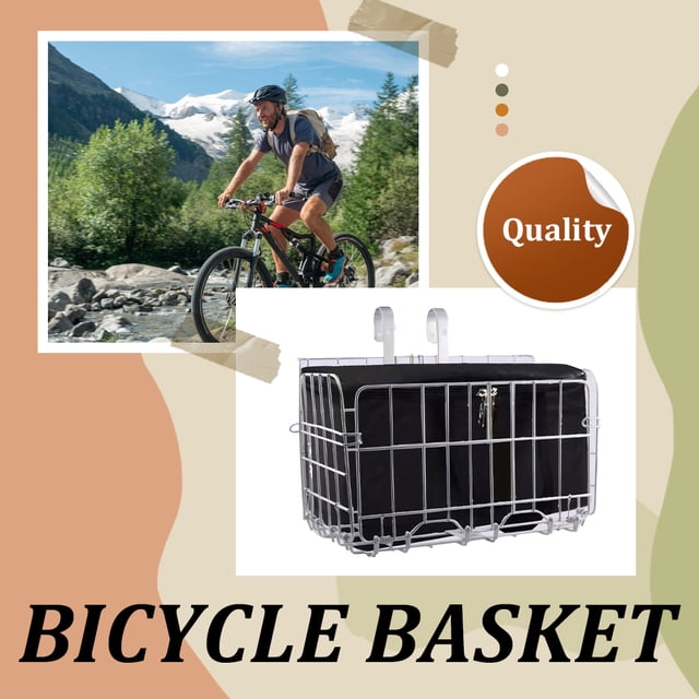 maskred Convenient Bicycle Bag For Bicycles Durable And Easy To Install Versatile silver