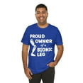 thumbnail image 6 of Amputee Humor TShirt “Proud owner of a bionic leg” crew neck shirt, 6 of 6
