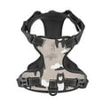 thumbnail image 3 of Kdxio Cartoon Bear Brown Print No Pull Dog Harness Adjustable Reflective Oxford Easy Control Medium Large Dog Harness for Training and Everyday-Large, 3 of 8