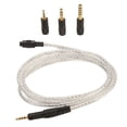 thumbnail image 2 of Headphone Sound Cable, Plug And Play Noise Reduction Replacement Sound Upgrade Cable With 2.5mm 3.5mm 4.4mm Plug For ATH M50X For ATH M70X, 2 of 8