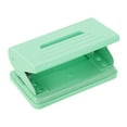 thumbnail image 3 of Uxcell 1/4" 2 Hole Paper Punch Metal Hole Puncher 8 Sheet Punch Capacity Adjustable Hole Punch Green, 3 of 6