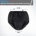 thumbnail image 3 of QZS Lightweight Diaper,2 Pack Portable Adult Leakproof Diapers Covers for Indoor,Portable Plastic Waterproof Incontinence Pants for Indoor,Outdoor,Black XL, 3 of 6