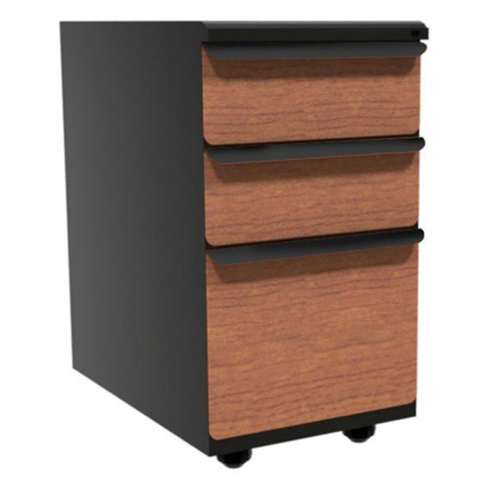Zapf Mobile Ped, Box/Box/File, Putty, Solar Oak Fronts, 23"D