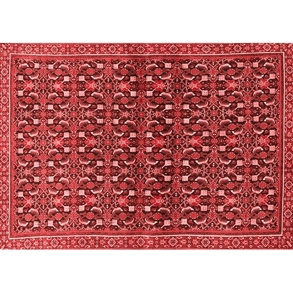 Ahgly Company Indoor Rectangle Persian Red Traditional Area Rugs, 8' x 12'
