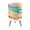 Color 3, variant on Small Trash Can with Lid Vibrant Tropical Beach Starfish Shells Colorful Flowers 1.8 Gallon Dog Proof Trash Can Round Garbage Can Waste Bin Wastebasket for Bathroom Bedroom