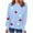Sky Blue, variant on Valentines Day Sweatshirts Womens Long Sleeve Cute Heart Sweater Tops Casual Graphic Pullover Shirts, M Orange
