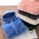 thumbnail image 2 of Gibobby Chamarra acolchada para niñasNiños pequeños niños niñas manga larga invierno Color sólido polar con cremallera Sudadera con capucha chaqueta espe(Beige, 11-12 Años), 2 of 4