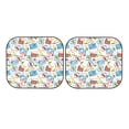thumbnail image 7 of Kll Summer Stamp Windshield Sun Shade 2-Piece Foldable Car Front Window Sunshade For Most Sedans Suv Truck - Auto Sun Blocker Visor Protector Blocks Max Uv Rays - Small, 7 of 7