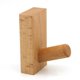 thumbnail image 5 of Ganchos de pared de madera para colgar, paquete de 4 ganchos para uso general, ganchos para abrigos montados en la pared, ganchos para batas y toallas para baño, ganchos para sombreros hecho, 5 of 5