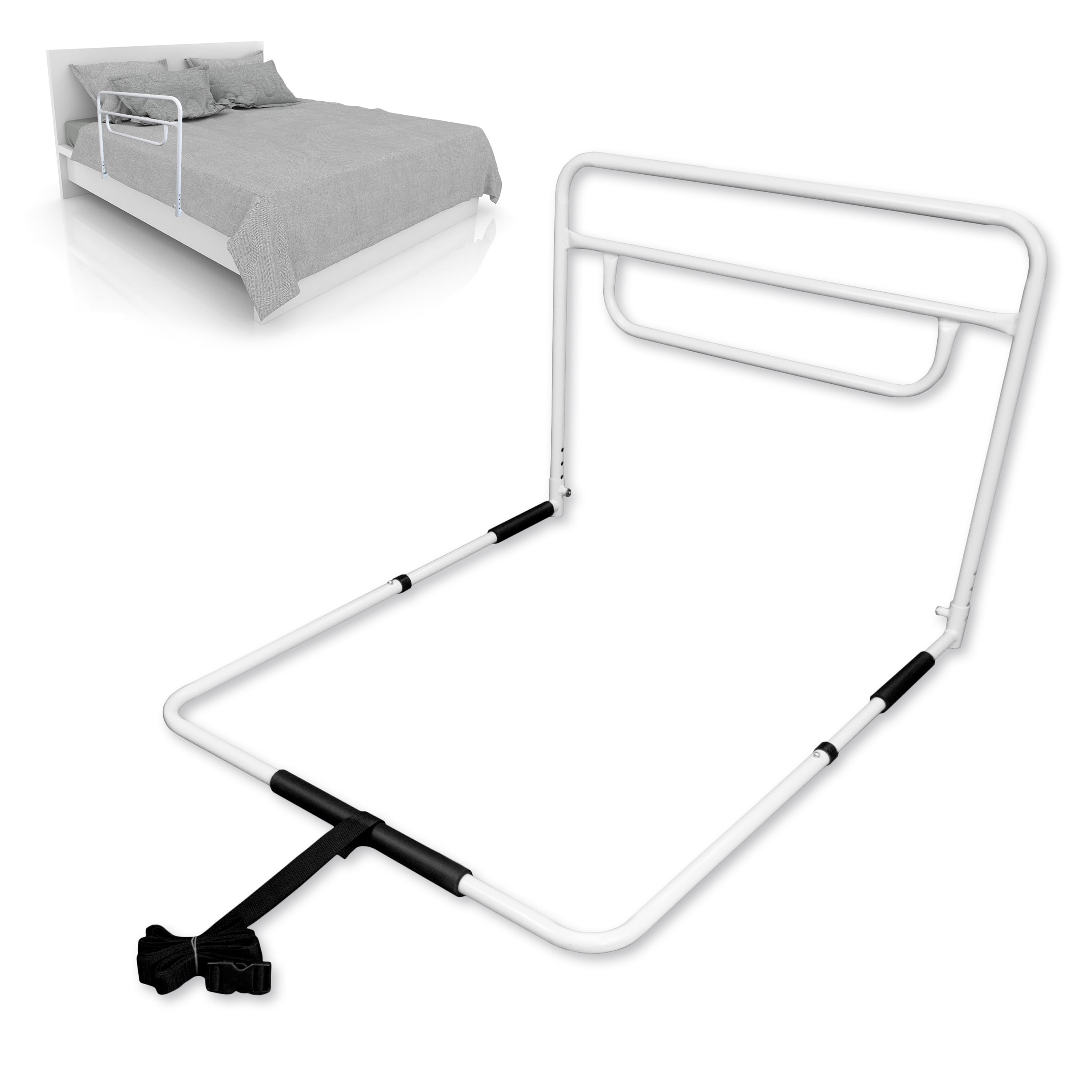 Adjustable Height Bed Assist Rail, Twin Side Bed Rails
