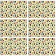 thumbnail image 4 of EREHome Ensemble de 6 Napperons Bonhomme de Neige Pin Assiette Support 12x18 Pouces, 4 of 5