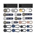 thumbnail image 1 of Button Extenders For Jeans, 6 Sizes Pants Button Waistband Extender, Flexible Adjustable Elastic Wa, 1 of 5