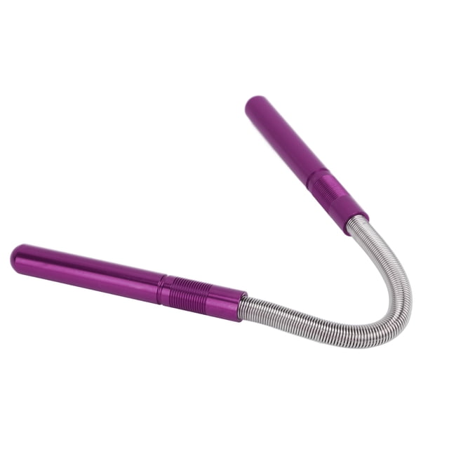 LAFGUR Spring Epilator Tool, Stripes Handle Widely Use Portable Spring Threading Tool For Home For Woman