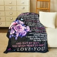 thumbnail image 3 of New Mom Gifts for Women, Gifts for New Mom After Birth, New Mom Care Package After Baby, New Mom Blanket Mom Daily Affirmations Blanket Christmas Boy Mom Gifts 50"x60", 3 of 6