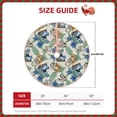 thumbnail image 2 of Fotbe Dinosaurs And Leaves Pattern Christmas Tree Skirt, Tree Skirts Plush Christmas Decorations, Christmas Tree Skirts Xmas Decorations Holiday Party Decor-36", 2 of 6