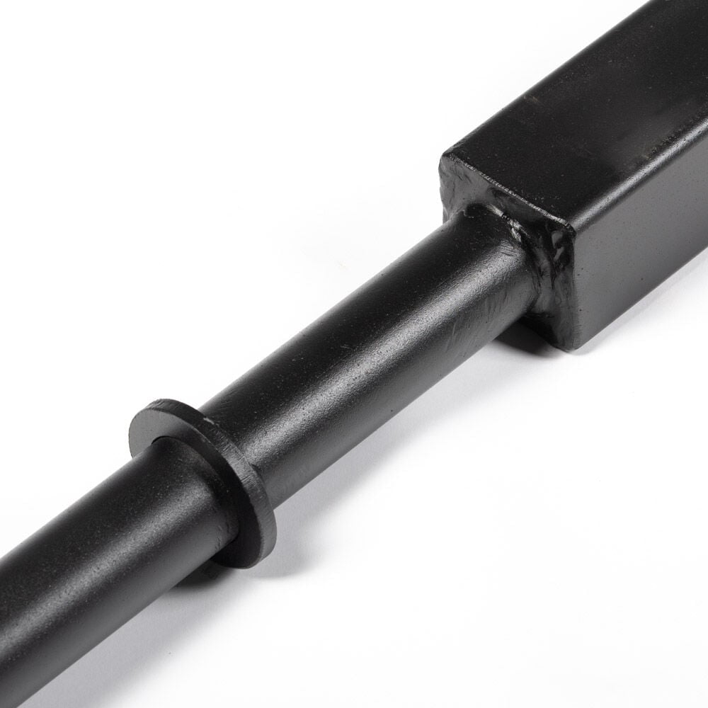 Titan Fitness Square Grip Stud Bar, 3" Fat Grip Strength Training, 46 LB Bar, Fits Olympic Sized Weight Plates, Perform Pulls, Deadlifts, Thick Bar Training and Muscle Endurance