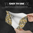 thumbnail image 5 of Lsque Snake And Rose Printed Long Tissue Box Cover Holder, Facial Paper Organizer Dispenser,Triangle with Bottom Belt, PVC Leather Decorative Organizer, 5 of 9
