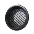 thumbnail image 2 of Cubierta del conducto de ventilación Fácil instalación Fácil flujo de aire Diámetro interior Tapa de ventilación de 10 cm negro, 2 of 8