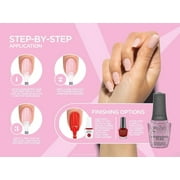 Gelish Foundation Flex Fortifying Vegan Easy to Apply Gel Base Coat, Clear, 0.5 oz Bottle