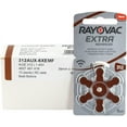 thumbnail image 3 of Rayovac Extra Hearing aid Batteries Size 312, Long-Lasting Mercury-Free zinc-air Hearing aid Batteries - 1.45v. (18 pieces Batteries), 3 of 6