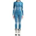 thumbnail image 3 of Aboser Snowboarding Thermal Underwear for Women Winter Quick Dry Skisuits Lightweight Warm Long Johns Fleece Lined Base Layer Top and Bottom Set for Skiing, 3 of 6