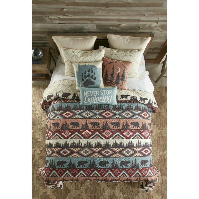 Retro Christmas Lightweight Quilted Bedding Set from Your Lifestyle by  Donna Sharp