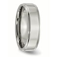 thumbnail image 5 of Titanium Ridged Edge 7mm Polished Band, 5 of 11