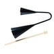 thumbnail image 4 of Niños Educación Temprana Agogo Bell Toy Tradicional Pequeño Musical Instrumento de Batidor para Niños de Dos Tonos con Palo de Madera (Negro), 4 of 8