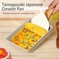 thumbnail image 4 of Tamagoyaki Pan,Japanese Omelette Pan,White Egg Pan, Non Stick Rectangle Pan,Small Frying Pan 6 X 7 Inch, 4 of 4