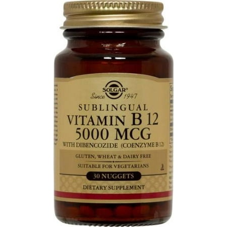 Megasorb vitamine B-12 5000mcg Nuggets Solgar 30 Pastille