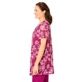 thumbnail image 3 of Woman Within Plus Size Miracle Mesh Overlay Tunic, 3 of 6
