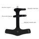 thumbnail image 2 of Férula de dedo, índice de aluminio ajustable, férula de dedo medio, soporte de mano para recuperación de lesiones y herramientas de protección de lesiones Ecomeon  no, 2 of 6