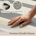 thumbnail image 6 of ODIKA 2'x3' Washable Samll Area Rug Striped Boho Variegated Bands Pinstripe Doormat Farmhouse Bold for Entryway, Kitchen, Laundry Room, Non-Slip, Low Pile, 6 of 7