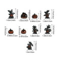 thumbnail image 2 of 9 PCS Halloween Mini Figurines Set,Mini Black Tree Monsters and Pumpkins Figurines with Evil Expression Spooky Miniatures,Mini Spooky Table Craft Tree Demon Ornament for Table Tray Shelf Mantel, 2 of 7