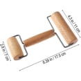 thumbnail image 3 of Wooden Rolling Pin Pizza Roller For Cake Fondant Bread Baking Tool, 3 of 3