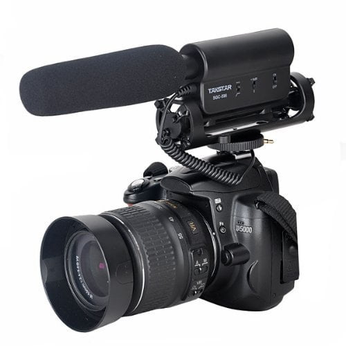 TAKSTAR SGC-598 Interview Camera Microphone Super-Cardioid Directional DSLR Mic Photography Shotgun Mic for Canon Nikon DV Camcorder Need 3.5mm Interface