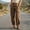 Brown plus size cargo pants a1, variant on Women's Plus Size Cargo Pants High Waisted with Pockets Cuffed Casual Streetwear Loose Long Trousers Vacation Travel Work, Army Green S