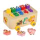 thumbnail image 2 of Juguete de madera apilable para niños, juego de combinación de colores, números y formas, clasificador para niños y niñas, juguete educativo, bloques, 2 of 9